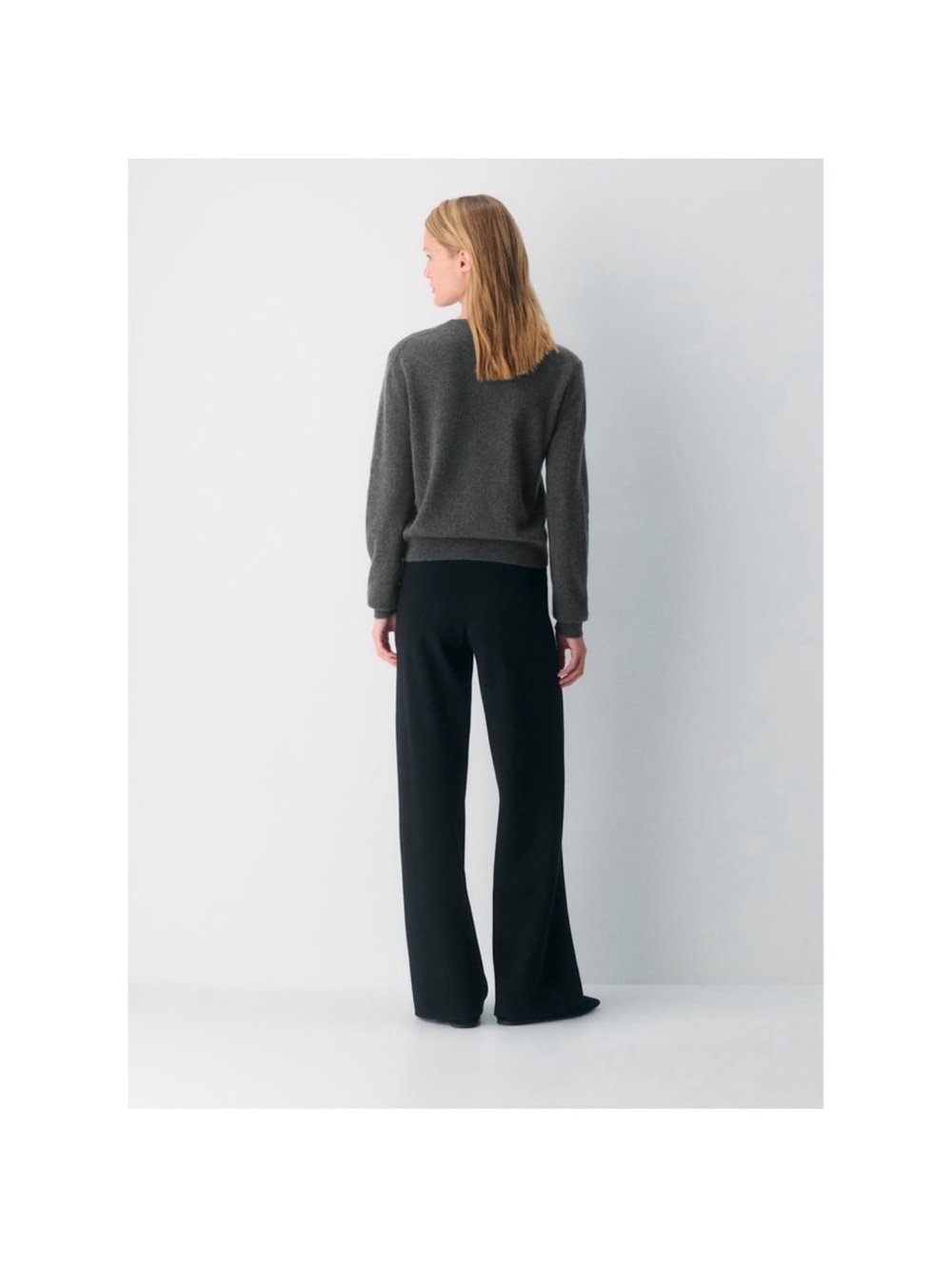 Wilfred free Aritzia black knit pants - Picture 2 of 6